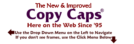 Use the menu on the LEFT to Navigate.  If you don't see frames, click a link BELOW